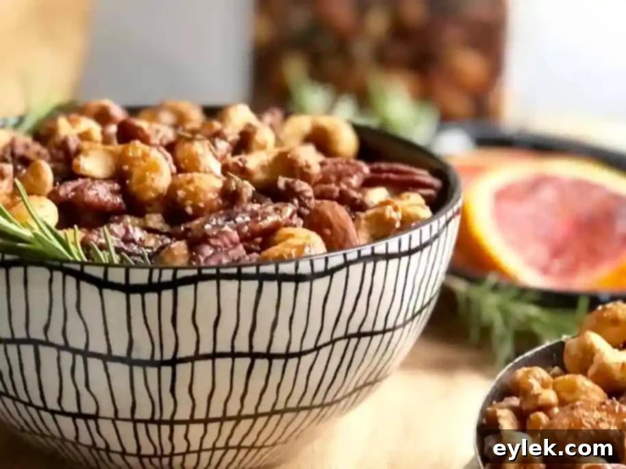 Roasted Mixed Nuts With Rosemary