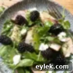 Grilled Chicken Salad with Basil and Blackberries 15 Basil, Blackberry & Grilled Chicken Salad thumbnail