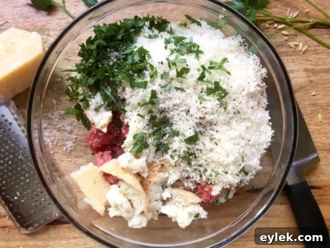 nourishing polpette & orzo in basic broth