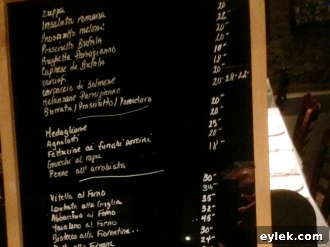 Interior of Restaurant Da Emma in Montreal