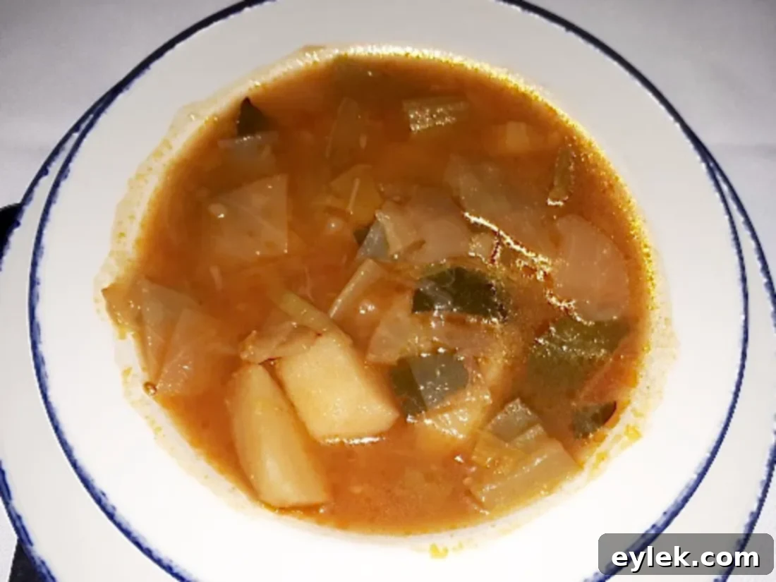 Minestrone soup at Restaurant Da Emma