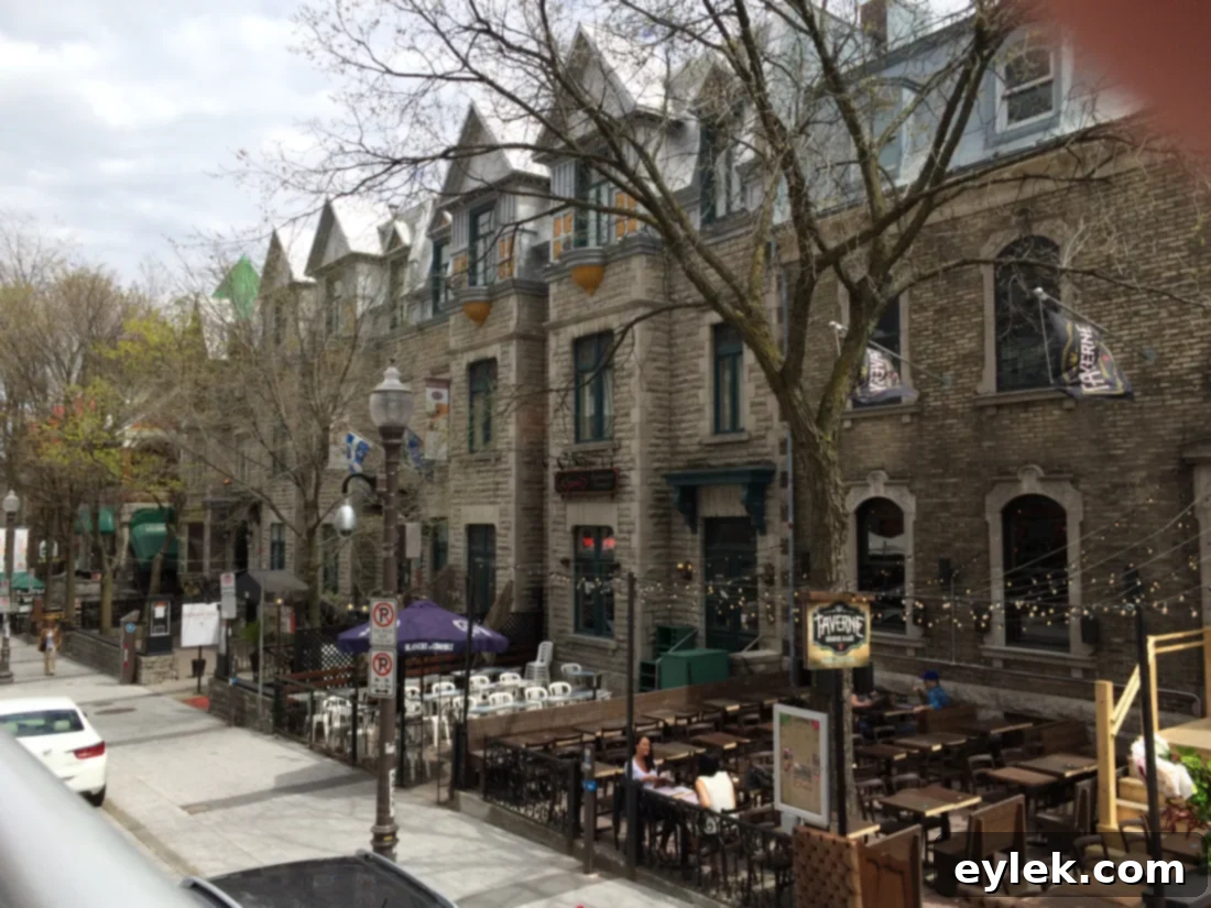 Double-decker bus tour in Quebec City