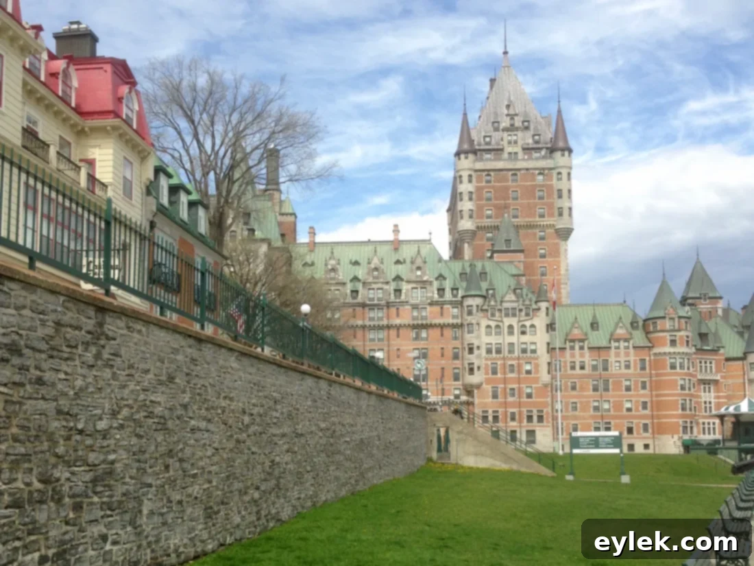 Terrace Dufferin boardwalk in Quebec City