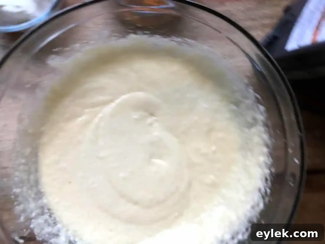 Adding pumpkin and other wet ingredients