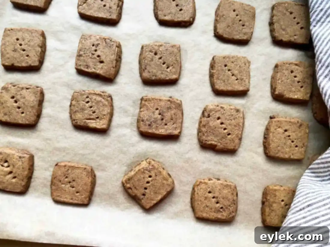 Shortbread squares ready for baking