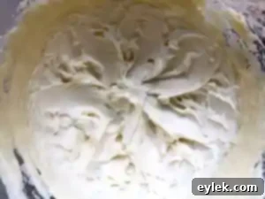 Mixing espresso shortbread dough