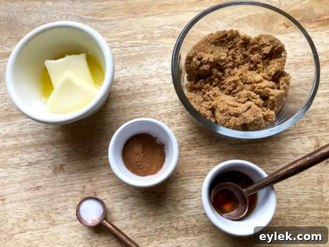 cinnamon topping ingredients