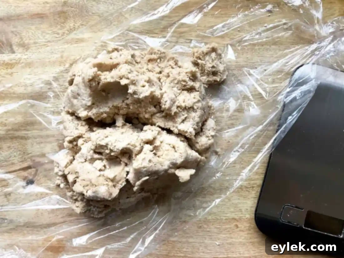 pie crust dough disks wrapped in plastic