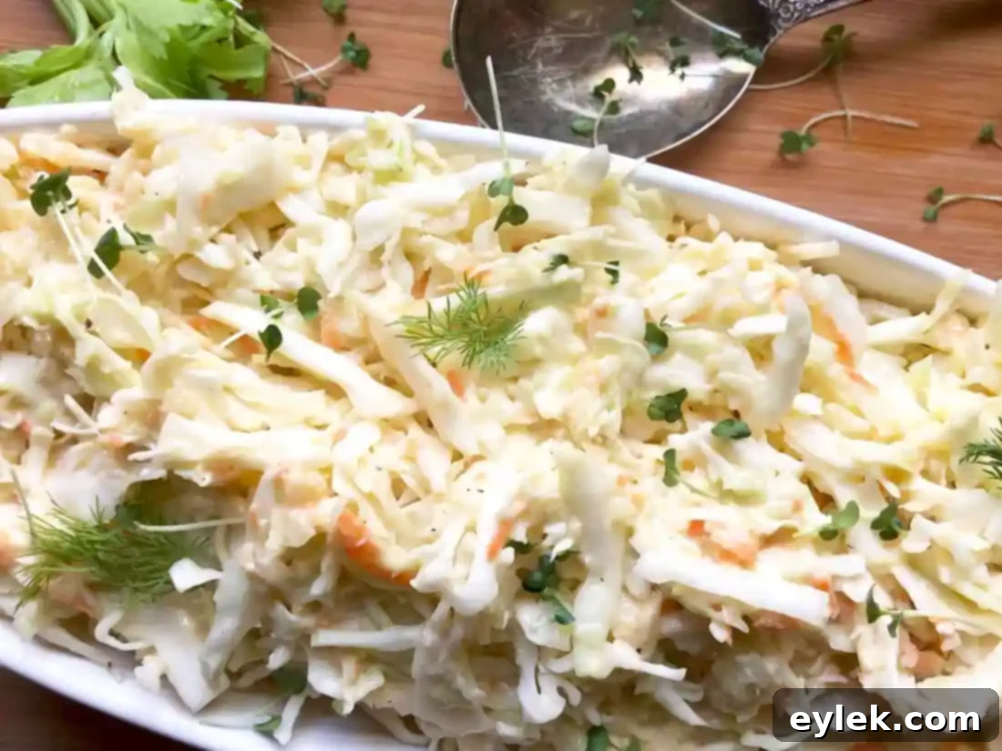 mom's homemade cole slaw