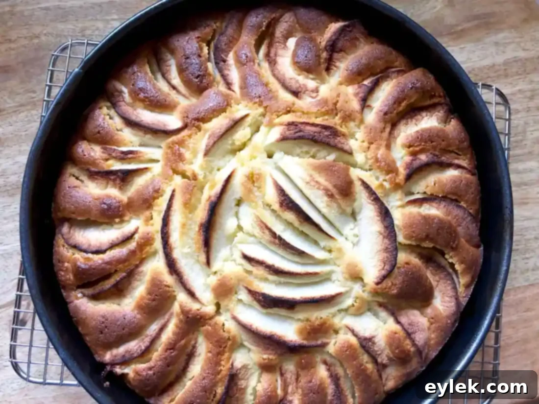 awesome apple almond cake
