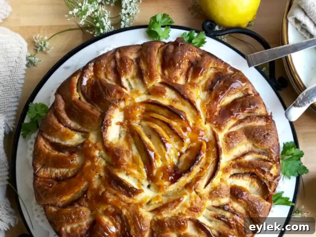 awesome apple almond cake