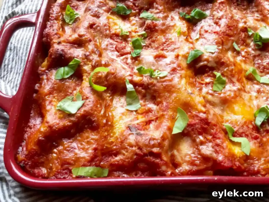 maria's delicious roasted vegetable lasagna