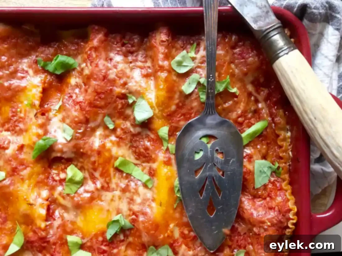 maria's delicious roasted vegetable lasagna