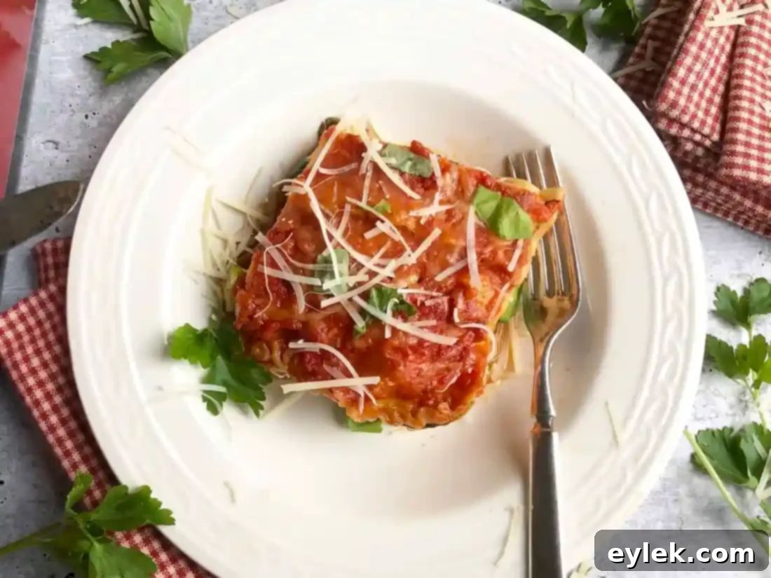 maria's delicious roasted vegetable lasagna