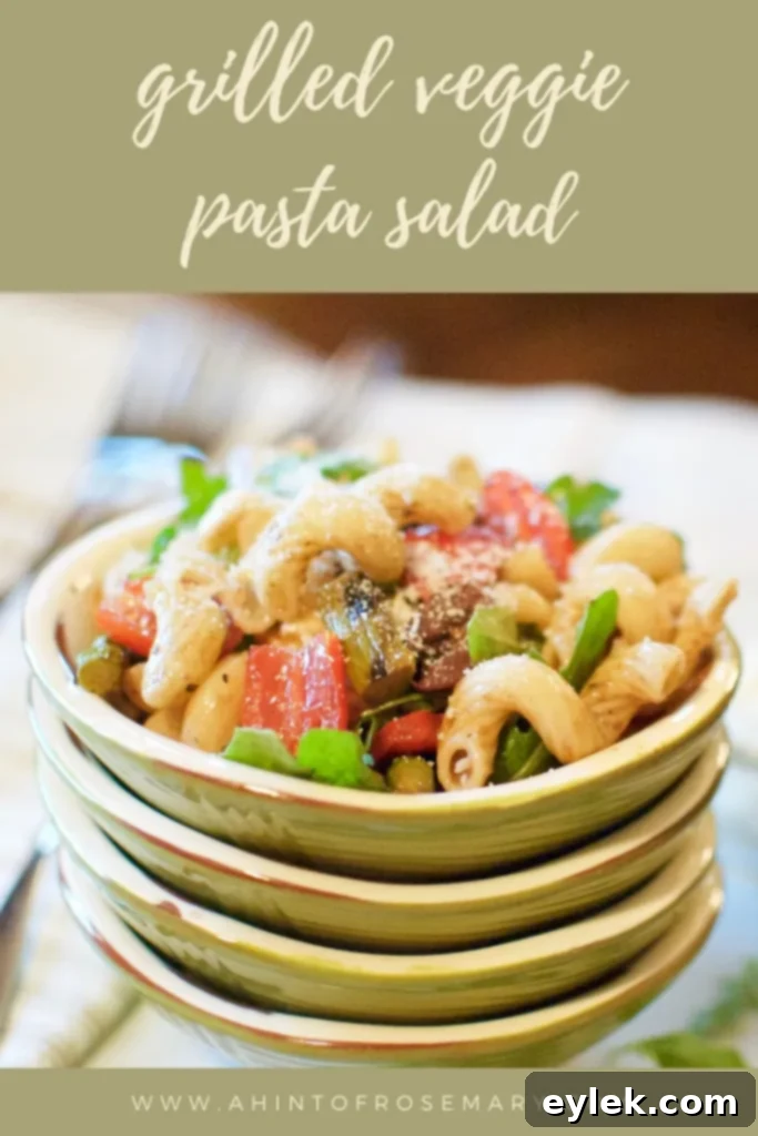grilled veggie pasta salad