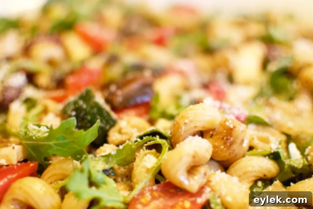 grilled veggie pasta salad