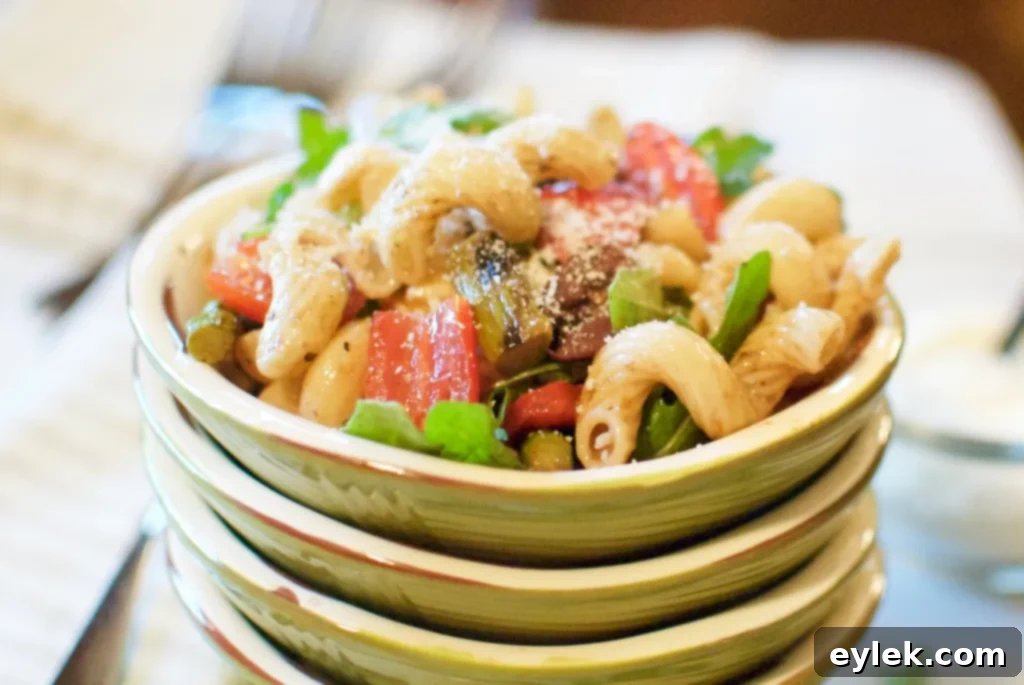 grilled veggie pasta salad