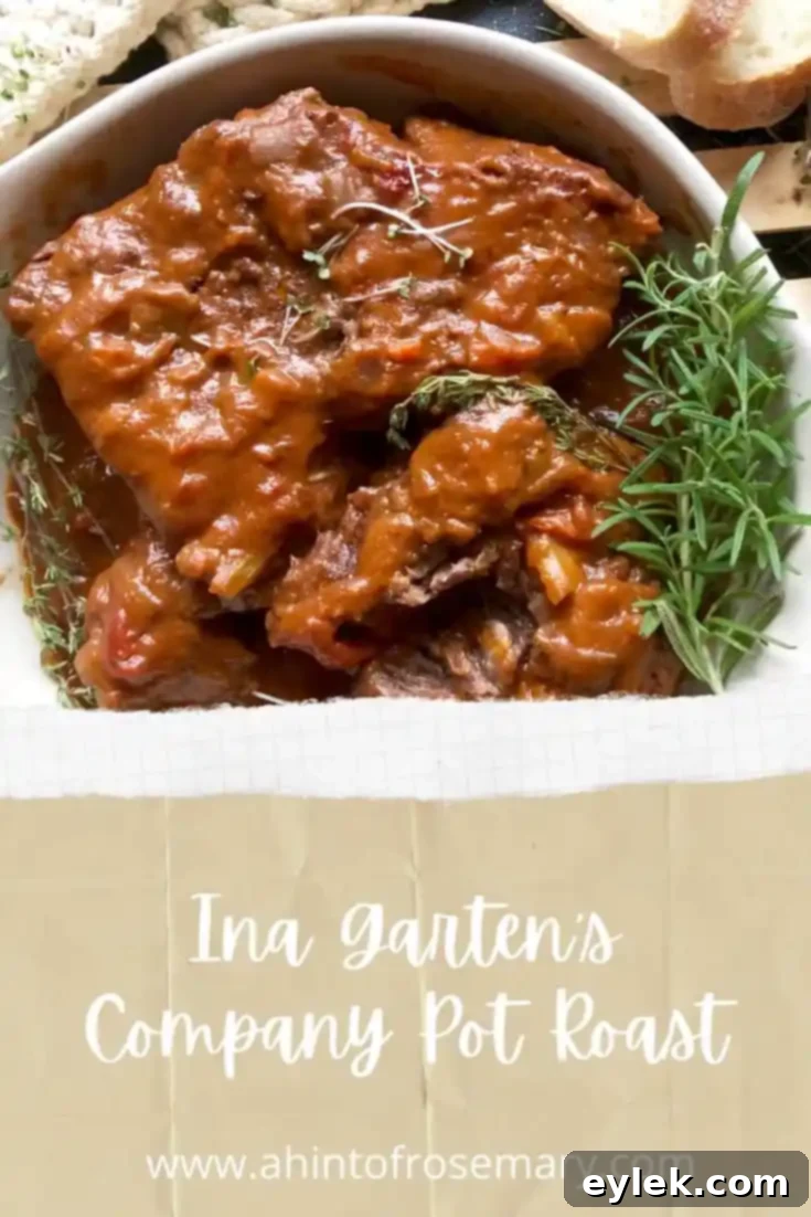Ina Garten's Company Pot Roast