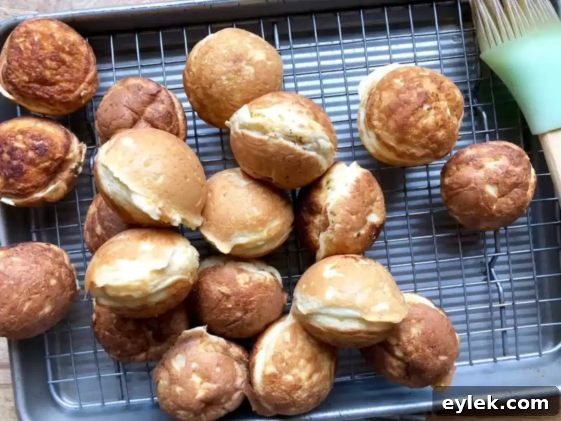 apple-filled ebelskiver (danish pancakes)