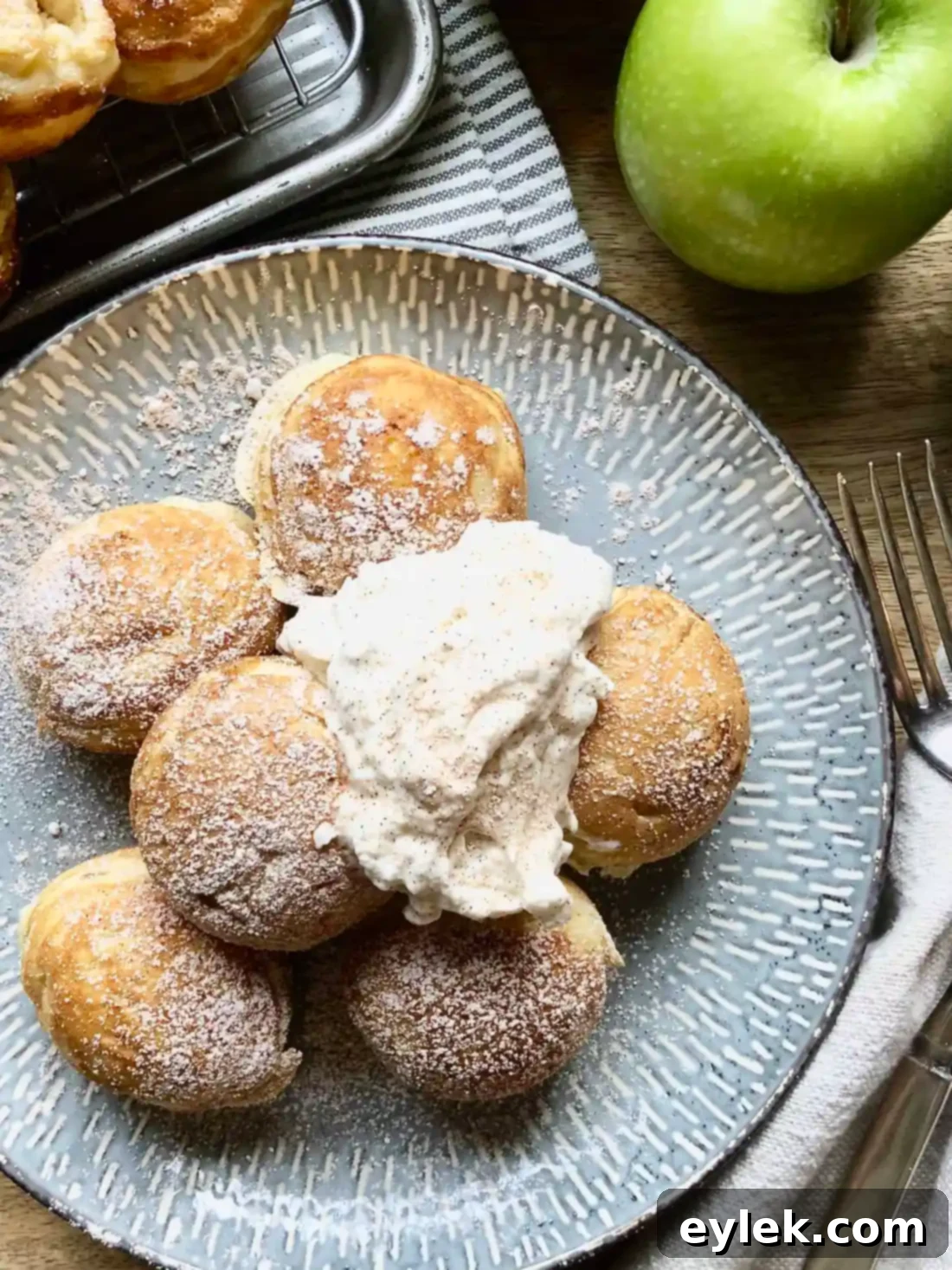 Apple-Filled Ebelskiver (Danish Pancakes)