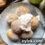 Golden Apple Ebelskiver Puffs 28 apple-filled ebelskiver (danish pancakes)
