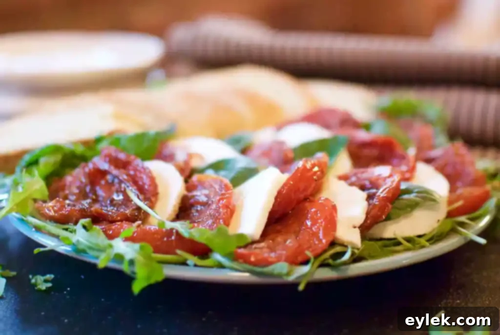 ina garten’s slow roasted tomatoes served in a bowl