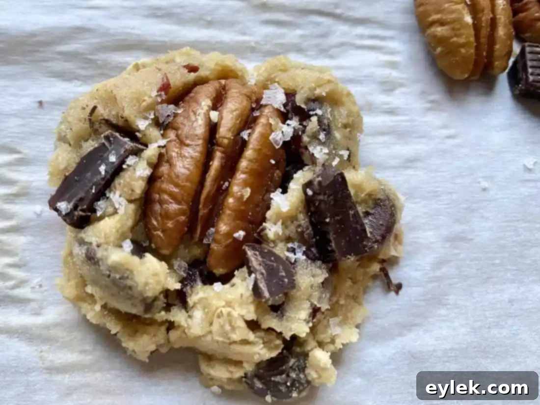 Salted Oatmeal Chocolate Chunk Cookies