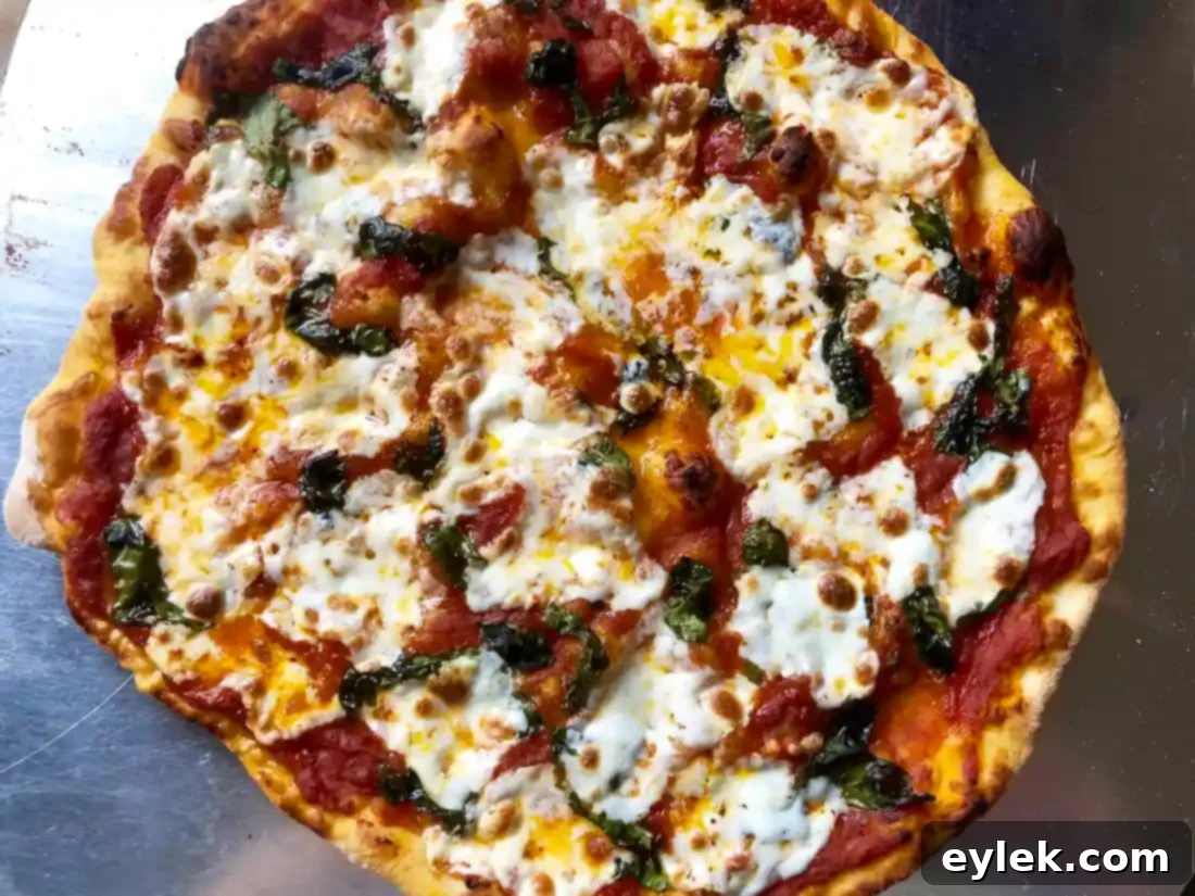 Margherita: Neapolitan Crust Perfection 18 pizza margherita with authentic neopolitan crust