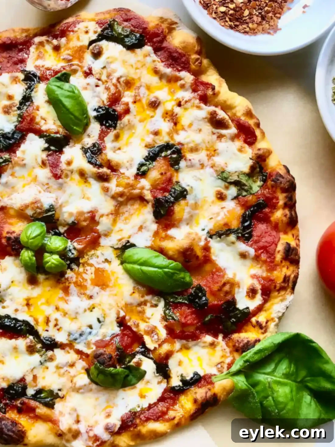 Margherita: Neapolitan Crust Perfection 23 Pizza Margherita with Authentic Neapolitan Crust