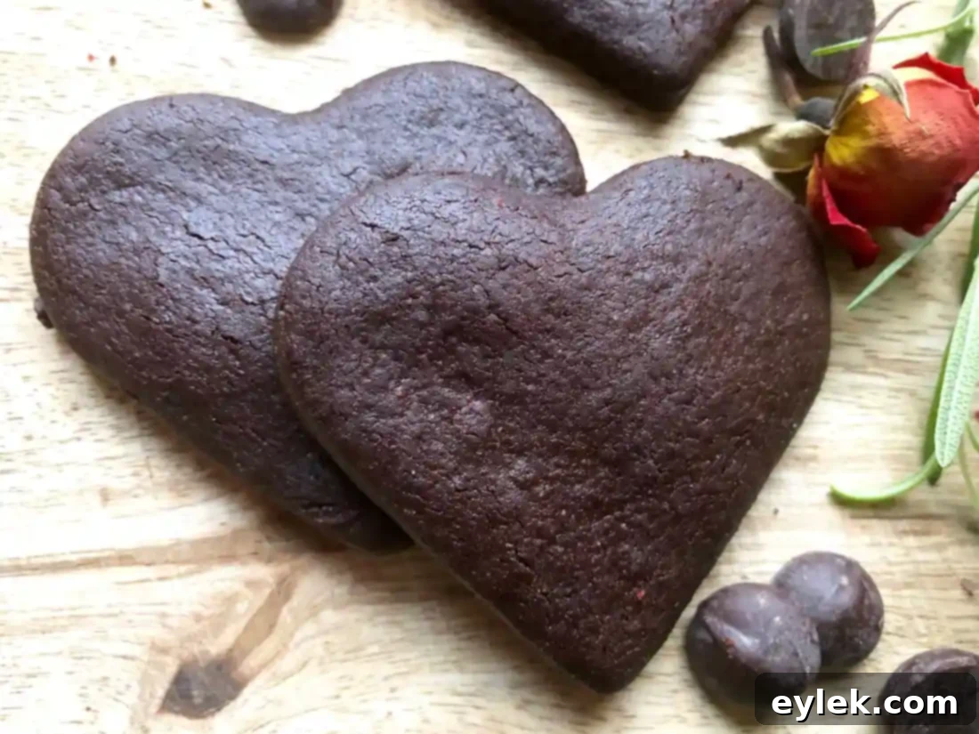 dark chocolate wafer cookies with coffee