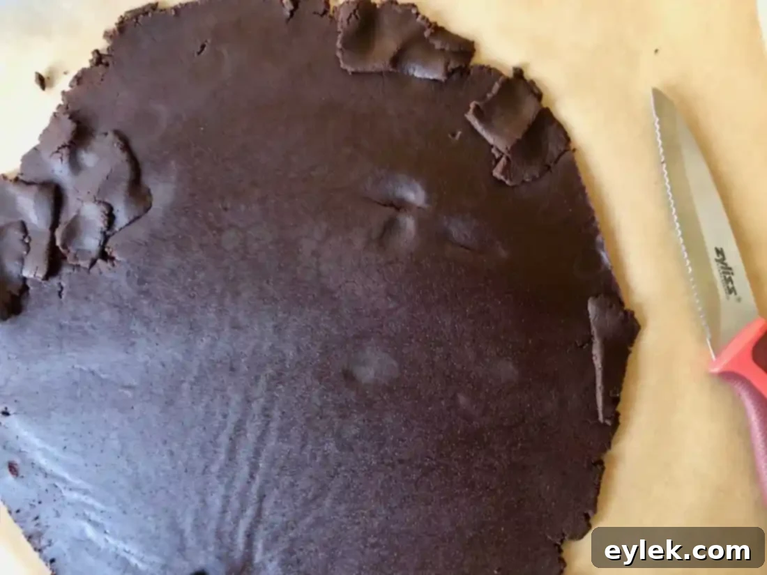 Dark Chocolate Tahini Linzer Cookies