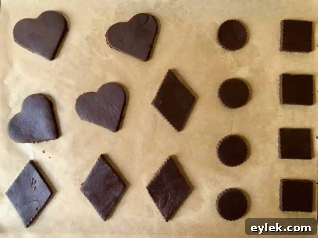 Dark Chocolate Tahini Linzer Cookies