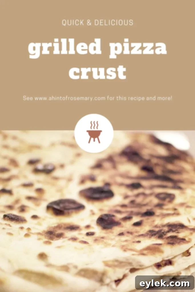 Stacked grilled pizza crusts ready for toppings