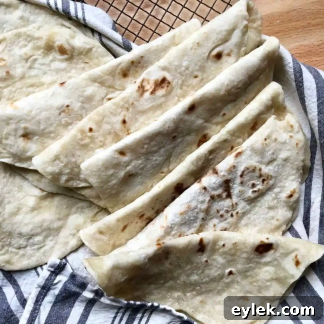 Authentic Homemade Flour Tortillas