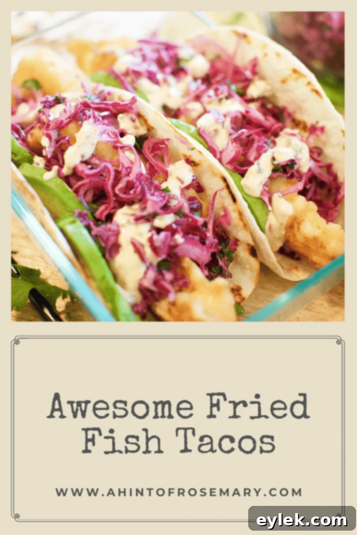 Awesome Fried Fish Tacos Final Plating