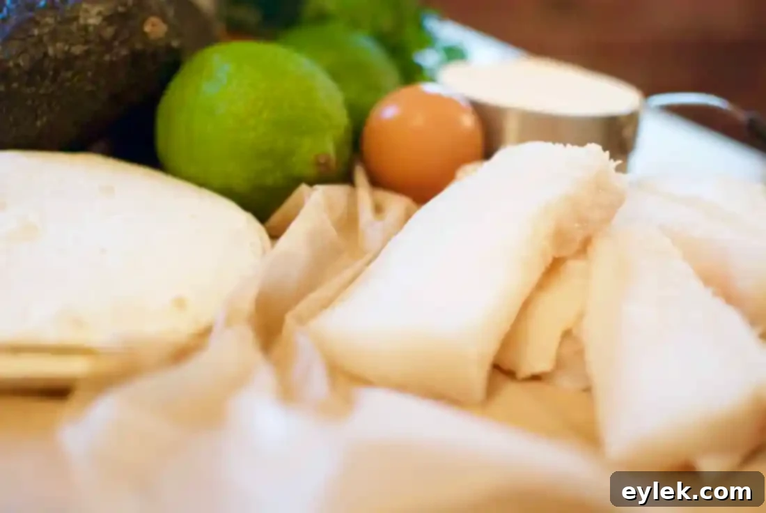 Fish Tacos with Slaw and Cream