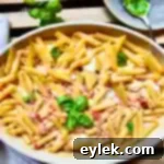 Penne with Tomato, Cream & Five Cheeses