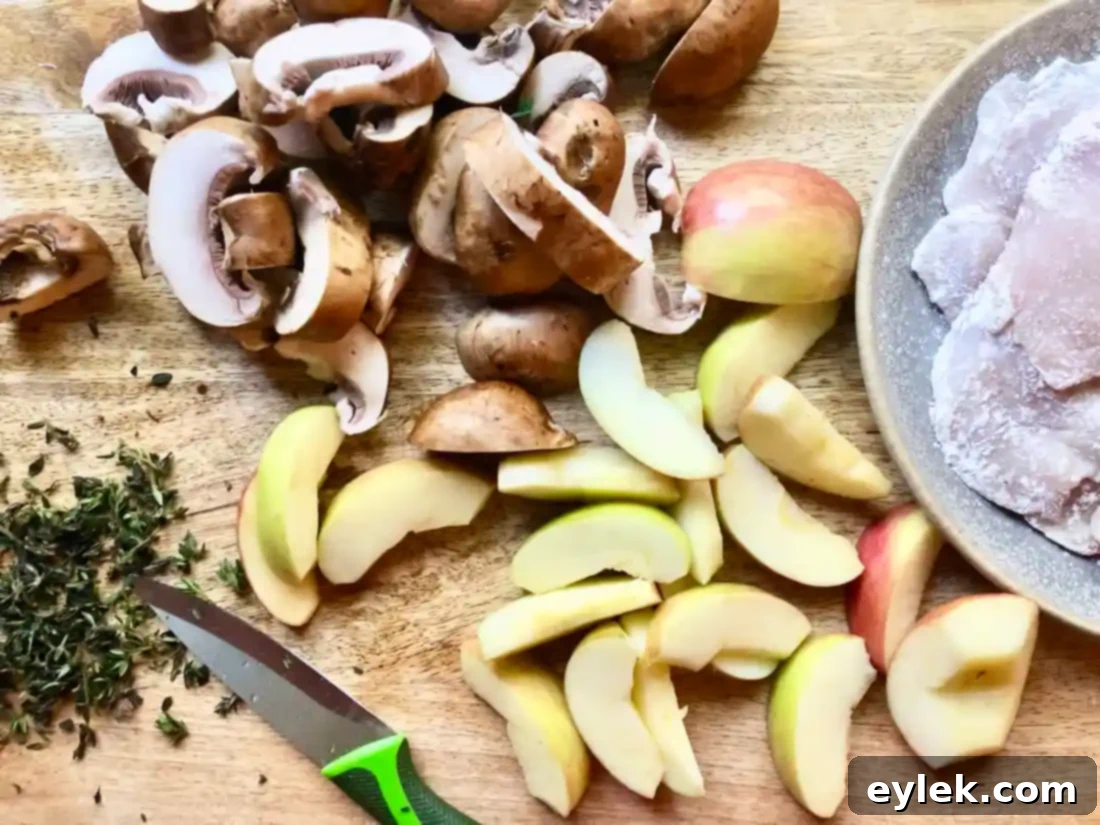 Apple Cider Chicken Marsala