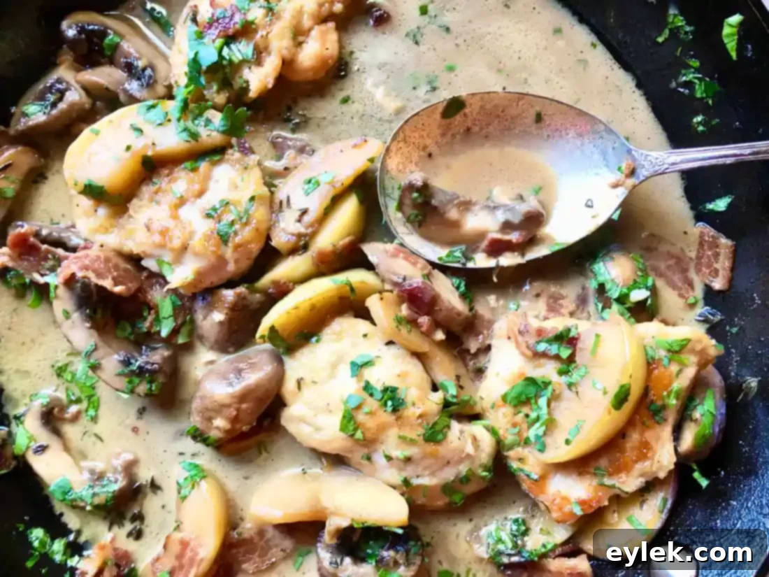 Apple Cider Chicken Marsala