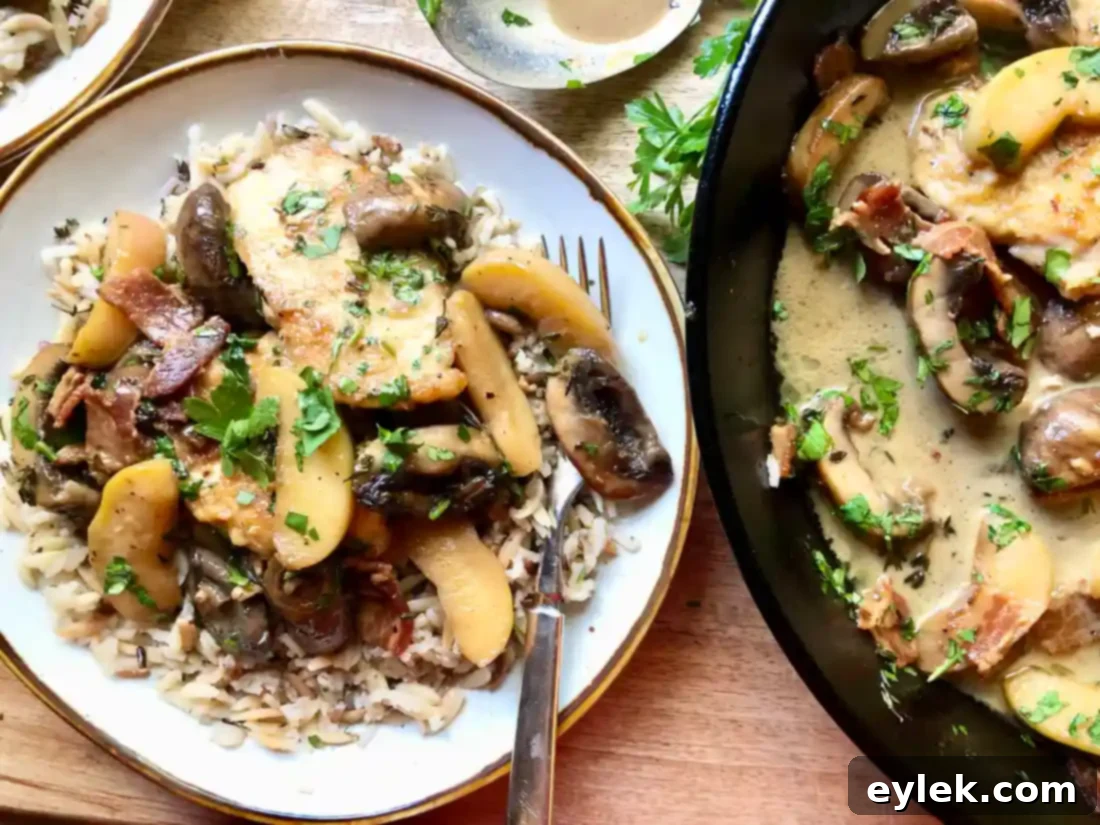 Apple Cider Chicken Marsala