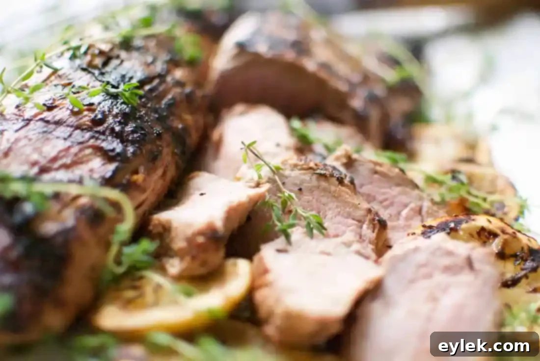 herb grilled pork tenderloin