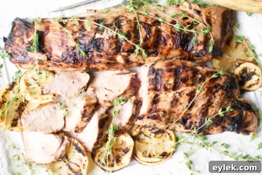 herb grilled pork tenderloin