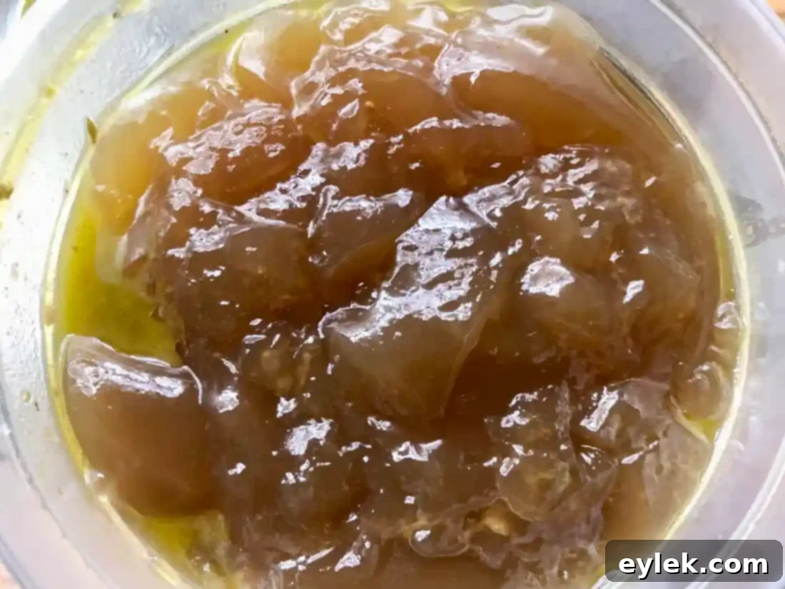gelatinous turkey stock
