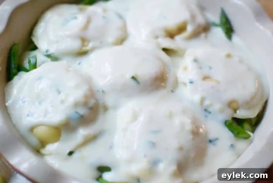 asparagus ravioli pie