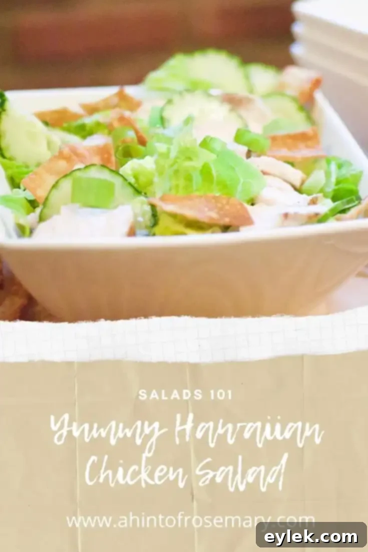 Yummy Hawaiian Chicken Salad