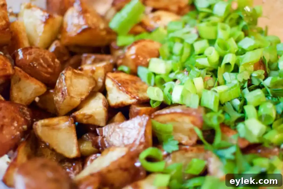Balsamic vinaigrette in a mixing bowl, ready for the roasted potatoes