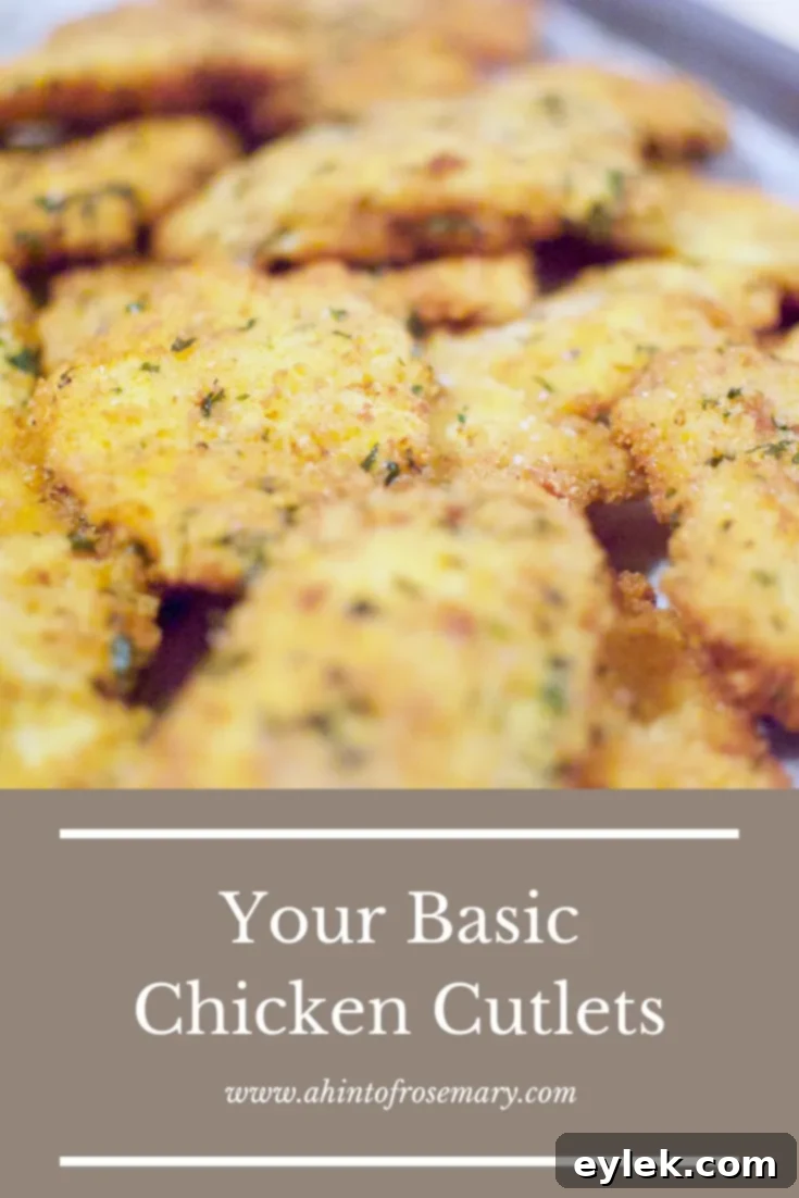 Your Basic Chicken Cutlets