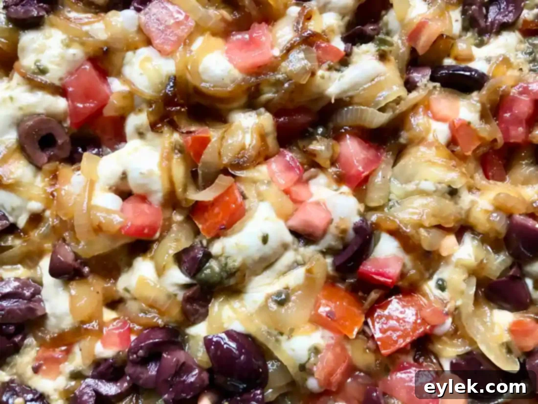 Pissaladière ready for the oven