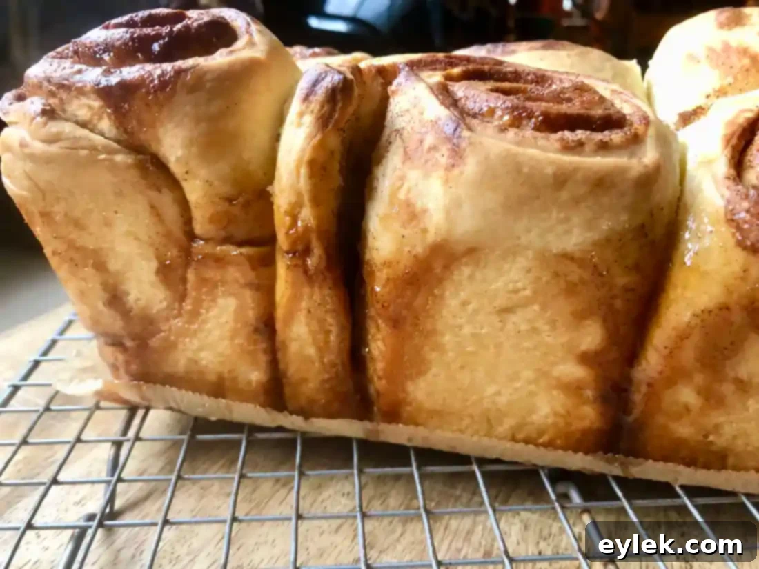 overnight cinnamon rolls with chai frosting
