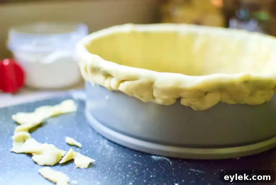 deep-dish pastry shell